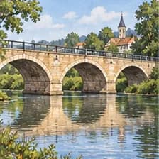 Brücke — پل