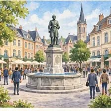 City — city center