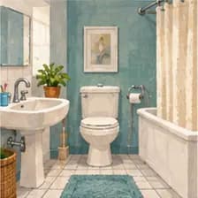 bathroom — Badezimmer