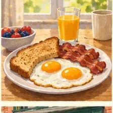 breakfast — Frühstück