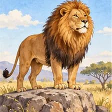 lion — Löwe