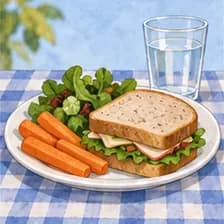 lunch — Mittagessen