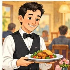 waiter — پیش‌خدمت