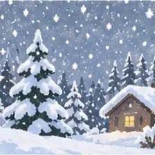 snow — برف باریدن