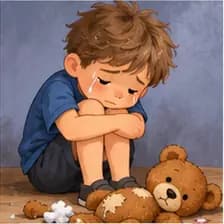 sad — traurig