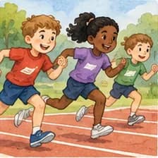 race — um die Wette laufen