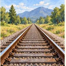 railway — Eisenbahn
