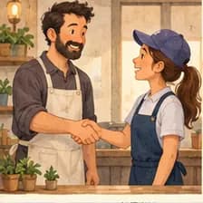 hire — einstellen