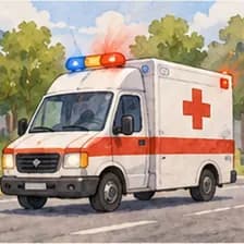 ambulance — Krankenwagen