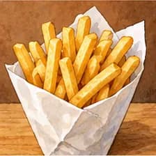 Pommes frites — سیبزمینی سرخکرده