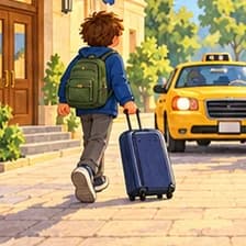 abreisen — عازم شدن؛ سفر را آغاز کردن