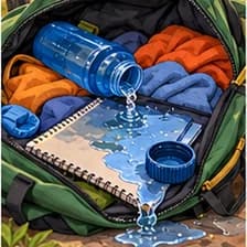 auslaufen — leak; spill out