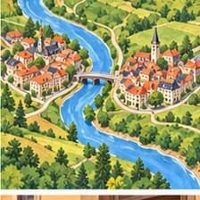 benachbart — neighboring; adjacent