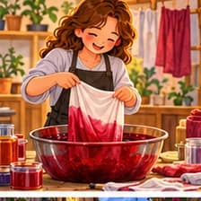 färben — رنگ کردن؛ رنگرزی کردن