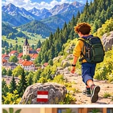 oberhalb — above