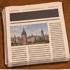 Schlagzeile — تیتر خبری