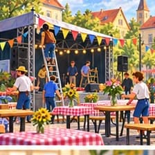 veranstalten — برگزارکردن؛ ترتیبدادن