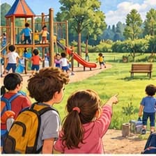 woanders — جای دیگر؛ در جای دیگری