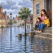 flood — زیر آب بردن