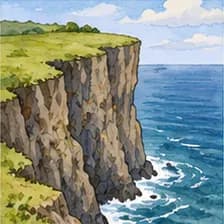 cliff — Klippe